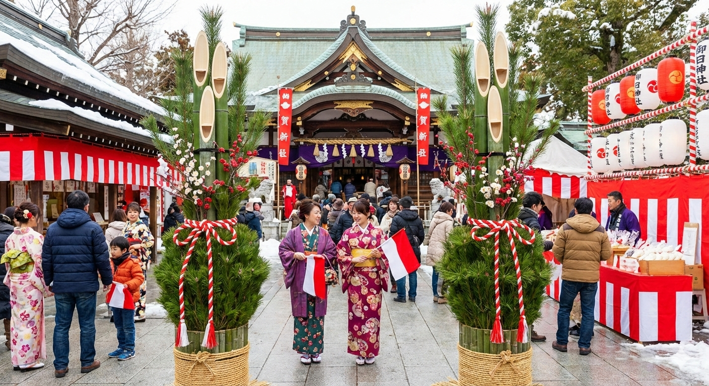 新年の門出を共に迎えましょう。