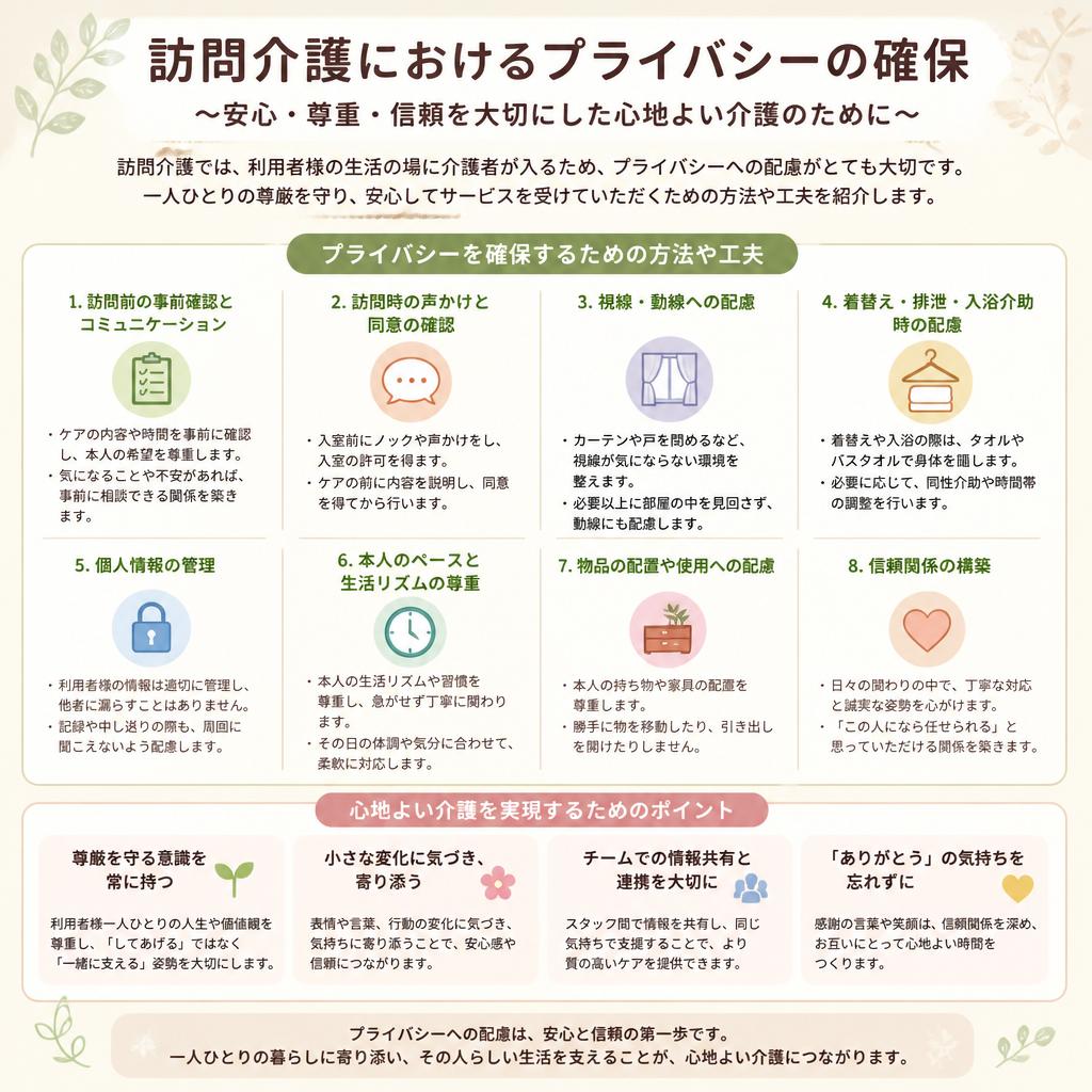 プライバシーを保護するための工夫