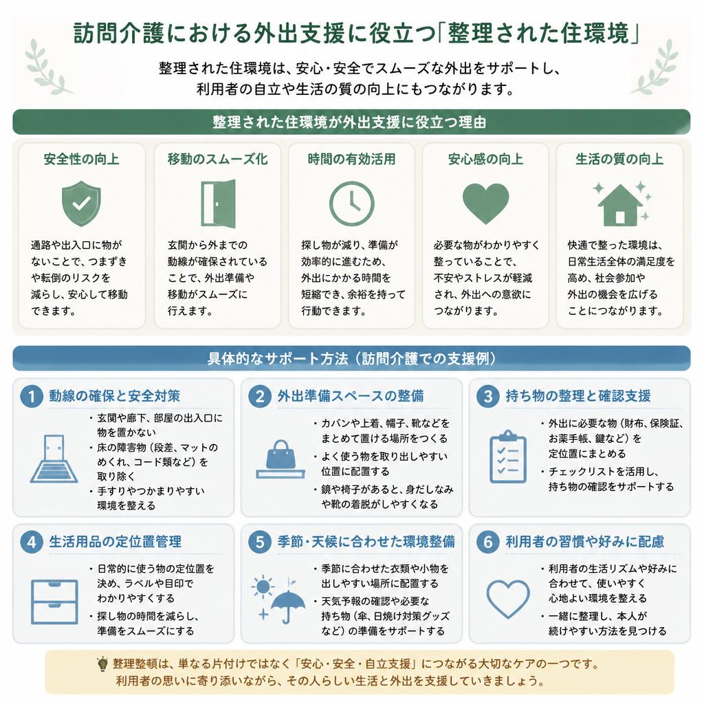 外出支援をよりスムーズにするには？