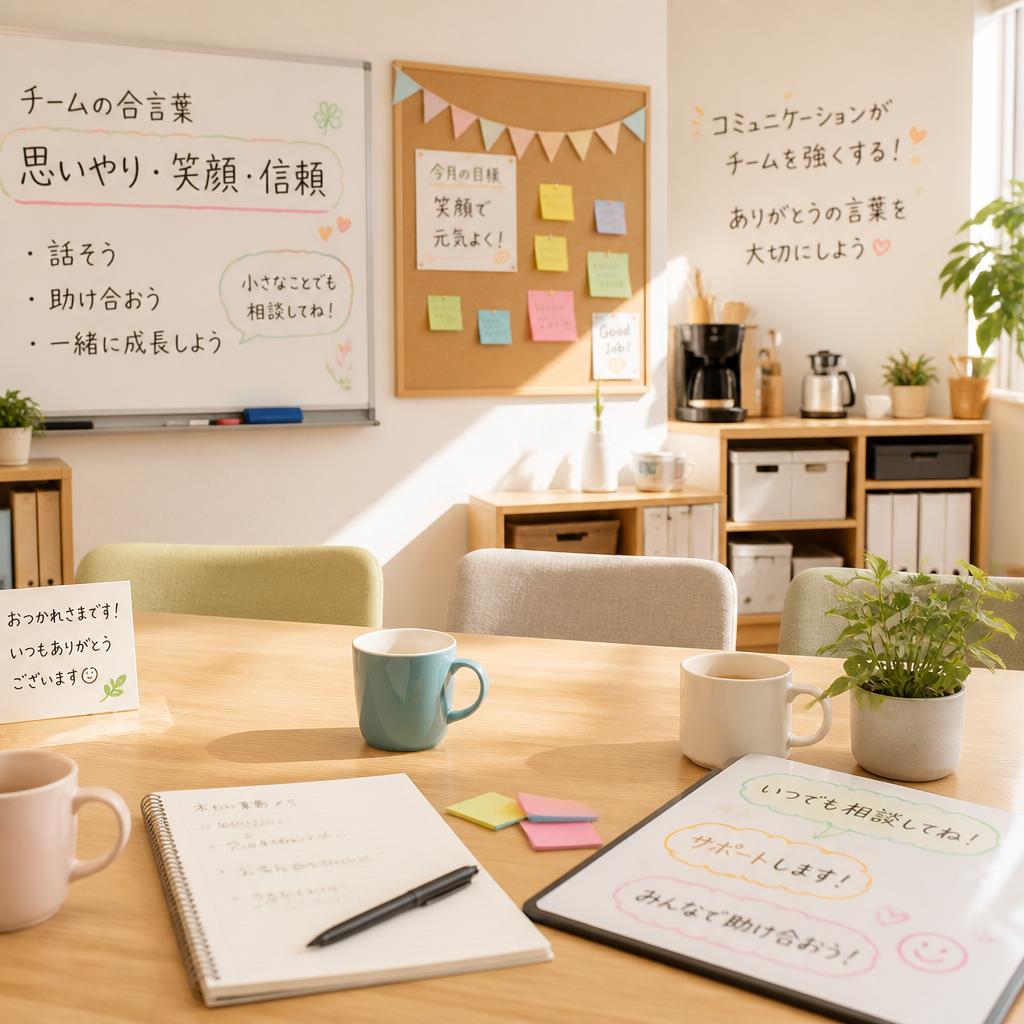 笑顔あふれる職場環境