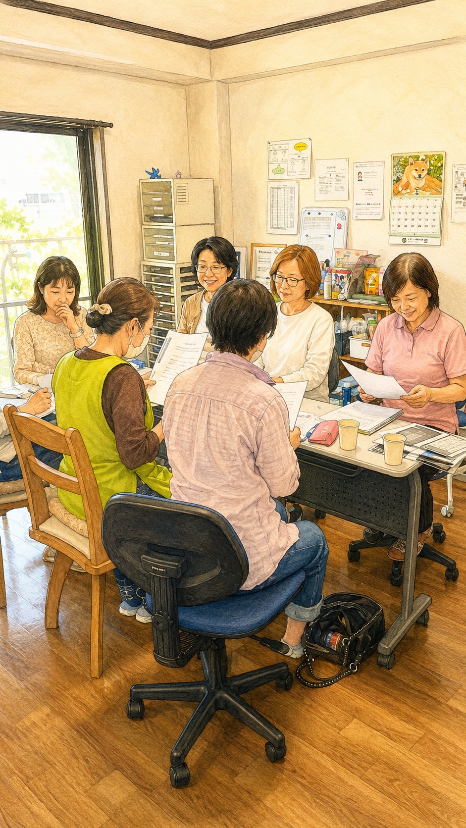 経験豊富な介護スタッフ